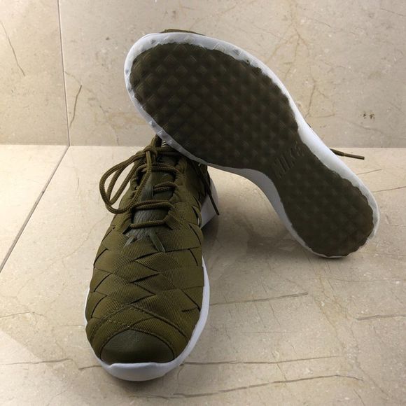 Nike Womens Juvenate Woven 833824-300 Olive Green Athletic Running Shoes US 6.5 - Picture 9 of 11